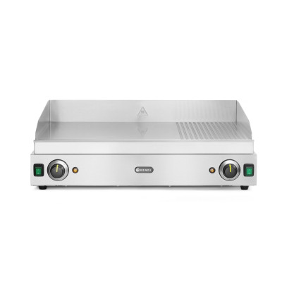 Mřížka 1/3 žebrovaná, HENDI, Profi Line, 2/3 plochý, 1/3 žebrovaný, 230V/3500W, 697x474x(H)241mm | 203163