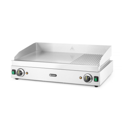 Mřížka 1/3 žebrovaná, HENDI, Profi Line, 2/3 plochý, 1/3 žebrovaný, 230V/3500W, 697x474x(H)241mm | 203163