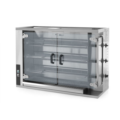 Plynový rožeň pro 12-15 kuřat, HENDI, 1150x472x(H)795mm | 226070