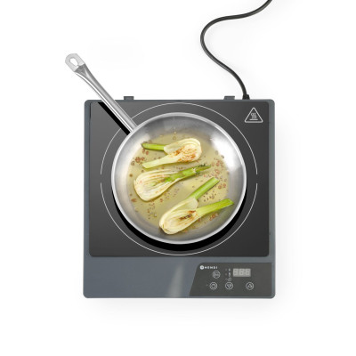 Indukční vařič 1800, HENDI, Kitchen Line, 230V/1800W, 319x355x(H)67mm | 239209