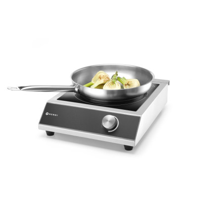 Indukční vařič 3500 M, HENDI, Profi Line, 230V/3500W, 329x435x(H)106mm | 239780