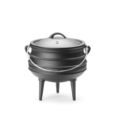 Litinový hrnec, HENDI, Černá, 245x(H)280mm | 629291