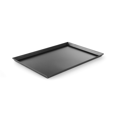 Pizza pánev obdélníková, HENDI, 600x400x(H)25mm | 808276