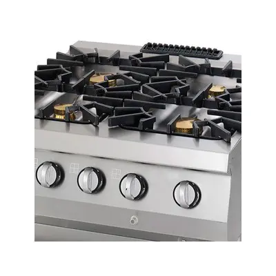 Maxima Varná deska Premium - 4 hořáky - dvojitá - 90 cm hluboká - včetně trouby - plynová |  09398500