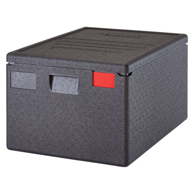 Termoizolační box Cam GoBox plnění shora, 600x400 mm, Cambro, 80 l, 80L, Černá, 690x490x(H)370mm | EPP4060T300110