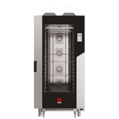 Konvektomat Millennial Touch Screen Bakery s automatickým mycím systémem, 16x600x400 mm - ovládaná elektronicky, plynová,