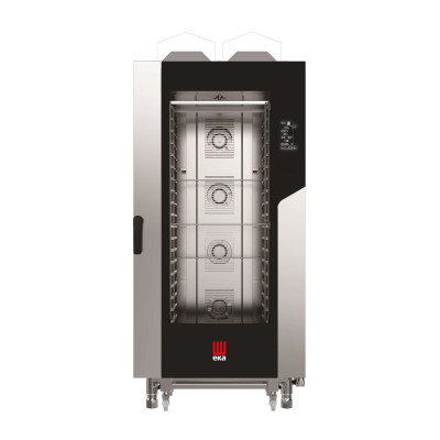 Konvektomat Millennial Black Mask Bakery, 20x GN 1/1 - elektronicky ovládaná, plynová, Tecnoeka, 230V/1450W, 30000kW, 930x1160x