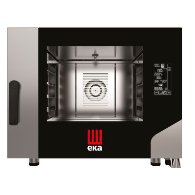 Konvektomat Millennial Black Mask , 4× 600×400 mm - elektromechanicky ovládaný, elektrický, Tecnoeka, 400V/7800W, 850x1035x