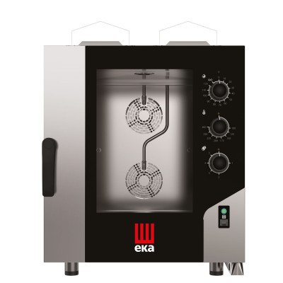 Konvektomat Millennial Smart Gastro, 7xGN1/1 - ovládaná elektromechanicky, plynová, Tecnoeka, 230V/500W, 13500kW, 730x855x