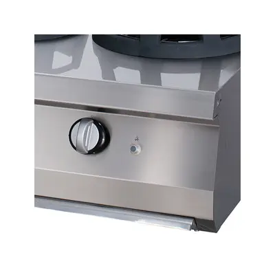 Maxima Vařič Wok Premium - plynový - 2 x 28,5 plotýnek - dvojitá jednotka - hloubka 90 cm |  09398546