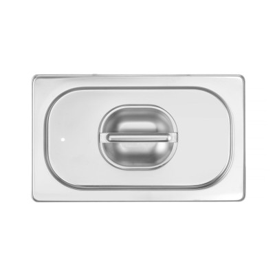 Víko pro nádoby GN se silikonovým těsněním, HENDI, Profi Line, GN 1/4, 265x162mm | 802649