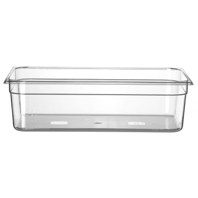 Kontejner GN 1/1 polykarbonát, HENDI, Profi Line, GN 1/1, 21L, Průhledná, 530x325x(H)150mm | 861219