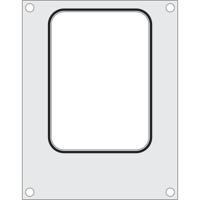 Těsnicí matrice pro těsnicí stroj , HENDI, na misku bez dělení 187x137 mm | 805664