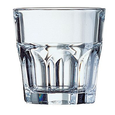 Nízká sklenička Granity, Arcoroc, 200 ml, 0,2L, Průhledná, 6 ks, 80x(H)81mm | j2611