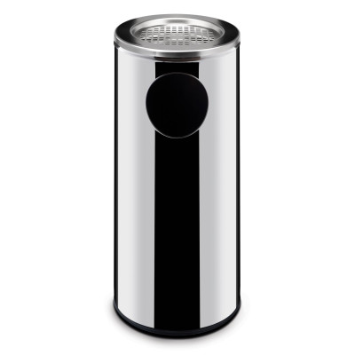 Stojící odpadkový koš s popelníkem, HENDI, 33L, 240x(H)660mm | 691397