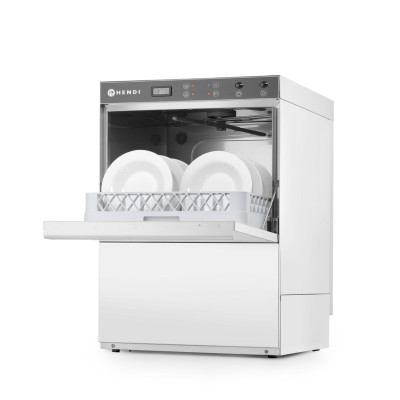 Myčka nádobí K50, HENDI, s dávkovačem mycího prostředku, 230V/3600W, 600x570x(H)830mm | 230237