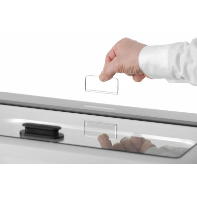 Chafing dish UNIQ, HENDI, designed by Robert Bronwasser, Bílá, 220-240V/700W, 607x402x(H)245mm | 470428