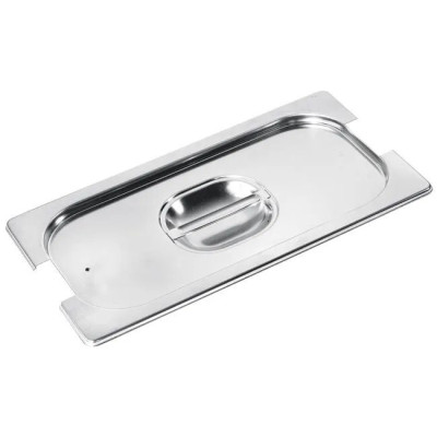 Víko gastronádoby se silikonovým těsněním a výřezem pro ucha, HENDI, Profi Line, GN 2/3, xmm | 715230