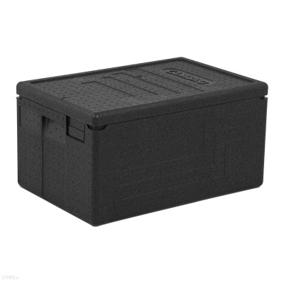 Termoizolační box Cam GoBox Economy 46 l, GN 1/1, GN 1/2, Cambro, Černá, 600x400x(H)316mm | EPP180E110