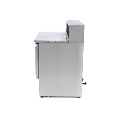 Lednice na pizzu se 2 dveřmi - 90 cm -285 l - včetně krytu z nerezové oceli | MAXIMA 09400200