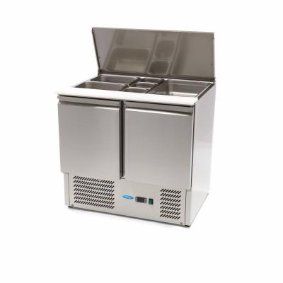 MAXIMA 09400410 | Saladette - 2 dveře - 90cm - 257L