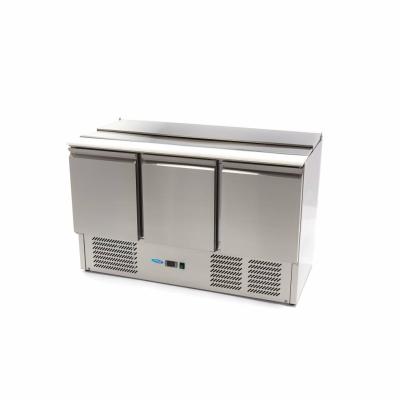 Saladette - 3 dveře - 137cm - 257L - včetně krájecí desky | MAXIMA 09400415