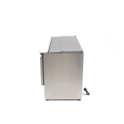 MAXIMA 09400415 | Saladette - 3 dveře - 137cm - 257L - včetně krájecí desky
