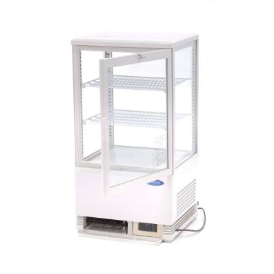 Lednice s vitrínou 43 cm - 58 l - bílá | MAXIMA 09400800