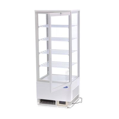 Lednice s vitrínou 43 cm - 98 l - bílá | MAXIMA 09400810