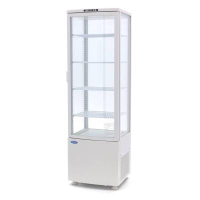 Lednice s vitrínou 52 cm - 235 l - bílá | MAXIMA 09400815
