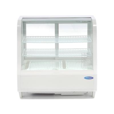 MAXIMA 09400836 | Chladnička s vitrínou 68 cm - 100 l - bílá