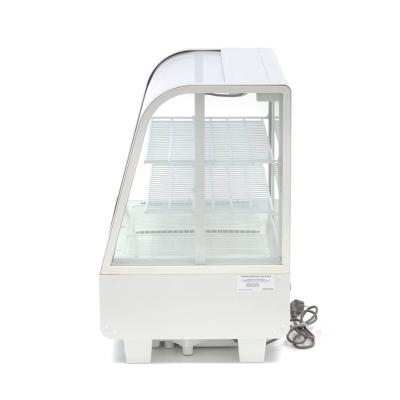 MAXIMA 09400836 | Chladnička s vitrínou 68 cm - 100 l - bílá