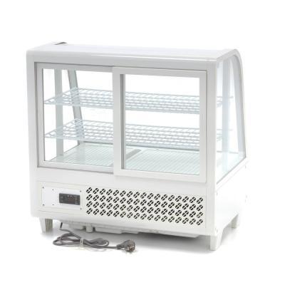MAXIMA 09400836 | Chladnička s vitrínou 68 cm - 100 l - bílá
