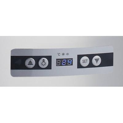 Lednice s vitrínou kulatá 48 cm - 100 l | MAXIMA 09400841