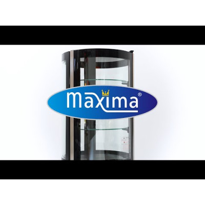 Maxima Lednice s vitrínou kulatá 48 cm - 100 l |  09400841