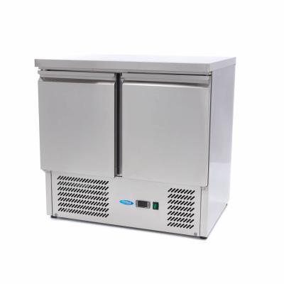 Pultový CHLADÍCÍ STŮL se 2 dveřmi - 90 cm | MAXIMA 09400420