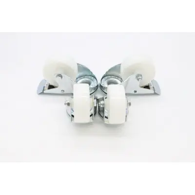 Maxima Sada koleček pro stolní napařovač - 2 s držáky - 4,3 palce / 11 cm |  08560108