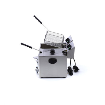 Maxima Fritéza 2 x 8 l s vypouštěcím kohoutkem - dvojitý koš |  09300416