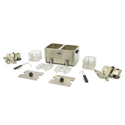 Maxima Fritéza 2 x 8 l s vypouštěcím kohoutkem - dvojitý koš |  09300416