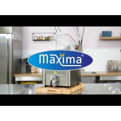 Fritéza 2 x 8 l s vypouštěcím kohoutkem - dvojitý koš | MAXIMA 09300416
