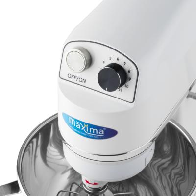MAXIMA 09300154 | Planetární mixér - 7 l - až 2 kg těsta - bílý