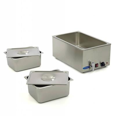 MAXIMA 09300010 | Bain Marie s kohoutkem - včetně sady 2 x 1/2 GN