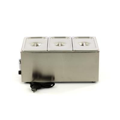 MAXIMA 09300011 | Bain Marie s kohoutkem - včetně sady 3 x 1/3 GN