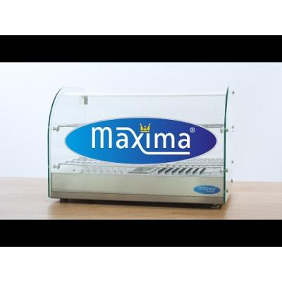 MAXIMA 09400775 | Vyhřívaný stojan na potraviny 55 cm - 2 police - 45 l