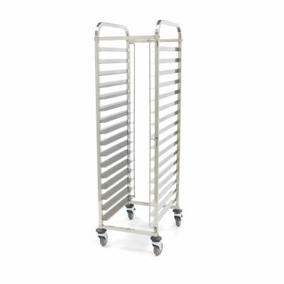 Vozík na podnosy Bakerynorm - vhodný pro 16 podnosů - 60 x 40 cm | MAXIMA 09300548