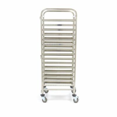 Vozík na podnosy Bakerynorm - vhodný pro 16 podnosů - 60 x 40 cm | MAXIMA 09300548