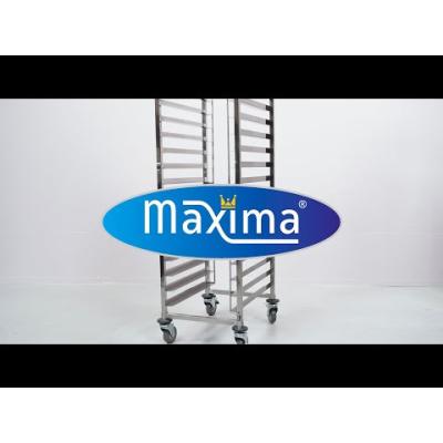Vozík na podnosy Bakerynorm - vhodný pro 16 podnosů - 60 x 40 cm | MAXIMA 09300548