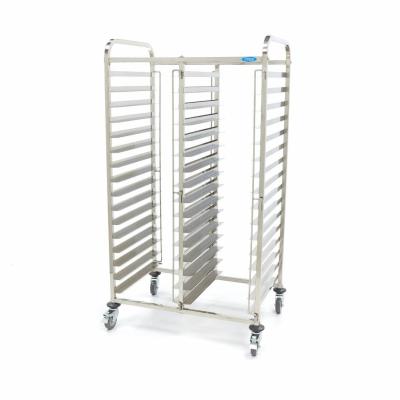 Vozík na podnosy Bakerynorm - vhodný pro 32 podnosů - 60 x 40 cm | MAXIMA 09300549