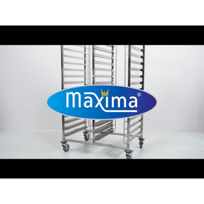 Maxima Vozík na podnosy Bakerynorm - vhodný pro 32 podnosů - 60 x 40 cm |  09300549