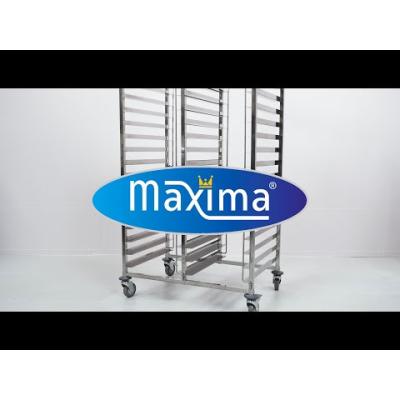 Vozík na podnosy Bakerynorm - vhodný pro 32 podnosů - 60 x 40 cm | MAXIMA 09300549